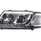 Audi A3 (8L) Chrome LED Headlights with Daytime Running Lights  (1996-2000)