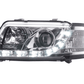 Audi A3 (8L) Chrome LED Headlights with Daytime Running Lights  (1996-2000)