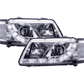 Audi A3 (8L) Chrome LED Headlights with Daytime Running Lights  (1996-2000)