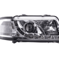 Audi A3 (8L) Chrome LED Headlights with Daytime Running Lights  (1996-2000)