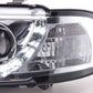 Audi A3 (8L) Chrome LED Headlights with Daytime Running Lights  (1996-2000)