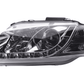 Audi A3 (8P / 8PA) Chrome LED Headlights with Daytime Running Lights (2003 - 2007)