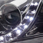 Audi A3 (8P / 8PA) Chrome LED Headlights with Daytime Running Lights (2003 - 2007)