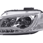 Audi A3 (8P 8PA) Chrome LED Headlights with Daytime Running Lights (2003-2008)