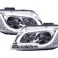 Audi A3 (8P 8PA) Chrome LED Headlights with Daytime Running Lights (2003-2008)