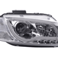 Audi A3 (8P 8PA) Chrome LED Headlights with Daytime Running Lights (2003-2008)