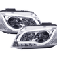 Audi A3 (8P 8PA) Chrome LED Headlights with Daytime Running Lights (2008-2012)