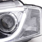 Audi A3 (8P 8PA) Chrome LED Headlights with Daytime Running Lights (2008-2012)