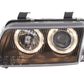 Audi A4 (B5 8D) Black Angel Eye Headlights (1995-1999)