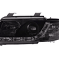 Audi A4 (B5 8D) Black LED Headlights with Daytime Running Lights (1995-1999)