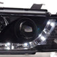Audi A4 (B5 8D) Black LED Headlights with Daytime Running Lights (1995-1999)