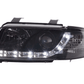 Audi A4 (B5 8D) Black LED Headlights with Daytime Running Lights (1999-2001)