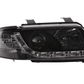 Audi A4 (B5 8D) Black LED Headlights with Daytime Running Lights (1999-2001)