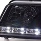 Audi A4 (B5 8D) Black LED Headlights with Daytime Running Lights (1999-2001)
