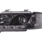Audi A4 (B5 8D) Black LED Headlights with Daytime Running Lights (1999-2001) - With R87 approval