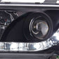 Audi A4 (B5 8D) Black LED Headlights with Daytime Running Lights (1999-2001) - With R87 approval