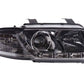 Audi A4 (B5 8D) Chrome LED Headlights with Daytime Running Lights (1995-1999)
