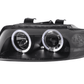 Audi A4 (B6 8E) Black Angel Eyes Headlight Set (2001-2004)