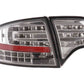 Audi A4 (B7/8E) Sedan Chrome Clear LED Taillights Set (2004-2007)