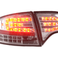 Audi A4 (B7/8E) Sedan Chrome Clear LED Taillights Set (2004-2007)