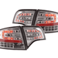 Audi A4 (B7/8E) Sedan Chrome Clear LED Taillights Set (2004-2007)