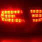 Audi A4 (B7/8E) Sedan Chrome Clear LED Taillights Set (2004-2007)