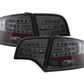 Audi A4 (B7/8E) Sedan Chrome Smoke LED Taillights Set (2004-2007)