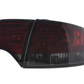 Audi A4 (B7/8E) Sedan Red Smoke LED Taillights Set (2004-2007)