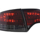 Audi A4 (B7/8E) Sedan Red Smoke LED Taillights Set w/ LED Indicators (2004-2007)