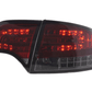 Audi A4 (B7/8E) Sedan Red Smoke LED Taillights Set w/ LED Indicators (2004-2007)