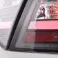 Audi A5 (B8 - 8T) Coupe Black Clear LED Bar Taillights (2007-2011)- For Halogen Models