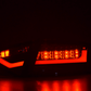 Audi A5 (B8 - 8T) Coupe Black Clear LED Bar Taillights (2007-2011)- For Halogen Models