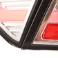 Audi A5 (B8 - 8T) Coupe Chrome Clear LED Bar Taillights (2007-2011)- For Halogen Models