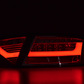 Audi A5 (B8 - 8T) Coupe Chrome Clear LED Bar Taillights (2007-2011)- For Halogen Models
