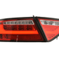 Audi A5 (B8-8T) Coupe Red LED LightBar Taillights (2007-2011) - For Halogen Models