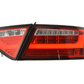 Audi A5 (B8-8T) Coupe Red LED LightBar Taillights (2007-2011) - For Halogen Models
