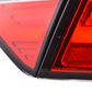 Audi A5 (B8-8T) Coupe Red LED LightBar Taillights (2007-2011) - For Halogen Models