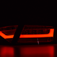 Audi A5 (B8-8T) Coupe Red LED LightBar Taillights (2007-2011) - For Halogen Models