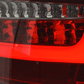Audi A5 (B8-8T) Coupe Red Smoke LED LightBar Taillights (2007-2011) - For Halogen Models