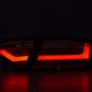 Audi A5 (B8-8T) Coupe Red Smoke LED LightBar Taillights (2007-2011) - For Halogen Models