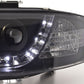 Audi A6 (C5 4B) Black LED Headlights with Daytime Running Lights (1997-2001)