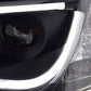 Audi A6 (C5 4B) Black LED Headlights with Daytime Running Lights (2001-2004)