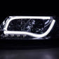 Audi A6 (C5 4B) Chrome LED Headlights with Daytime Running Lights (1997-2001)