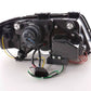 Audi A6 (C5 4B) Chrome LED Headlights with Daytime Running Lights (1997-2001)