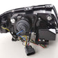Audi A6 (C5 4B) Chrome LED Headlights with Daytime Running Lights (1997-2001) - With R87 approval