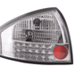 Audi A6 (C5/4B) Sedan Chrome Clear LED Taillights Set (1997-2003)