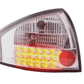 Audi A6 (C5/4B) Sedan Chrome Clear LED Taillights Set (1997-2003)