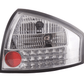 Audi A6 (C5/4B) Sedan Chrome Clear LED Taillights Set (1997-2003)