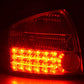 Audi A6 (C5/4B) Sedan Chrome Clear LED Taillights Set (1997-2003)