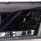 Audi A6 (C6 4F) Black Xenon LED Headlights with Daytime Running Lights (2004-2008)